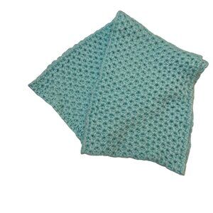 Aeropostale Womens One Size Knit Crochet Mint Green Infinity Scarf NWT
